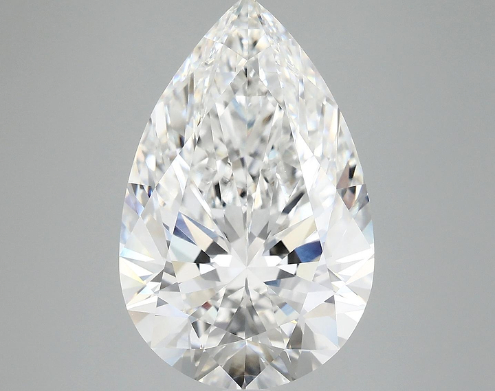 7.17 Carat Pear Shaped Ideal Cut VVS2 IGI Certified Lab Grown Diamond