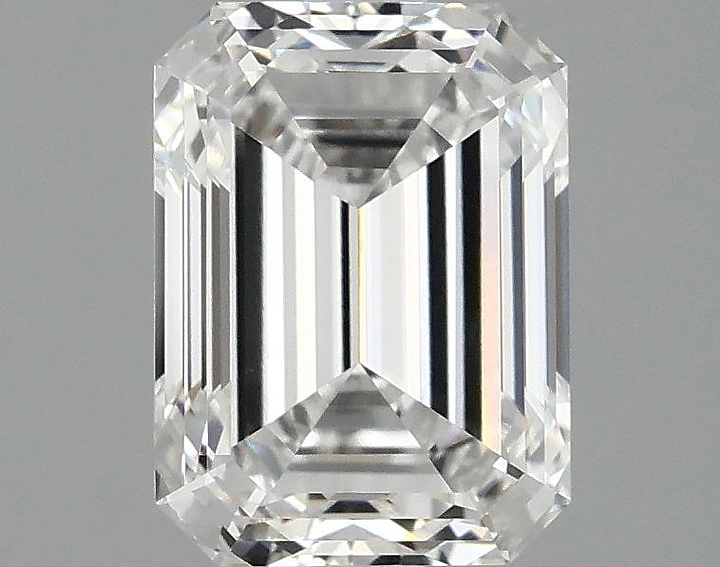 2.01 Carat Emerald Shaped Excellent Cut VVS2 IGI Certified Lab Grown Diamond