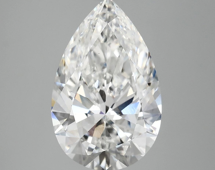 3.93 Carat Pear Shaped Ideal Cut VS1 IGI Certified Lab Grown Diamond
