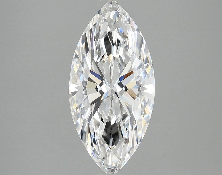 2.03 Carat Marquise Shaped Excellent Cut VVS2 IGI Certified Lab Grown Diamond