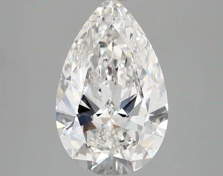 2.5 Carat Pear Shaped Ideal Cut VVS2 IGI Certified Lab Grown Diamond