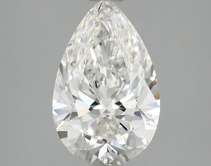2.1 Carat Pear Shaped Ideal Cut VS1 IGI Certified Lab Grown Diamond