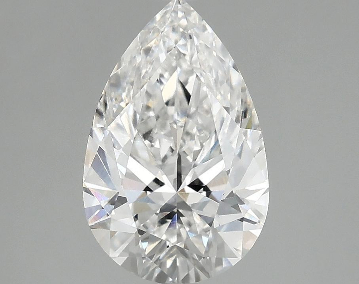2.0 Carat Pear Shaped Ideal Cut VVS2 IGI Certified Lab Grown Diamond