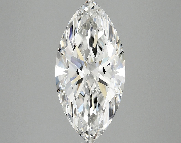 2.97 Carat Marquise Shaped Excellent Cut VVS2 IGI Certified Lab Grown Diamond