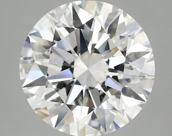 4.06 Carat Round Shaped Ideal Cut VVS2 IGI Certified Lab Grown Diamond