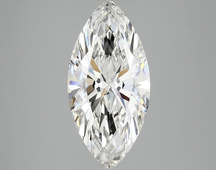 3.09 Carat Marquise Shaped Excellent Cut VVS2 IGI Certified Lab Grown Diamond