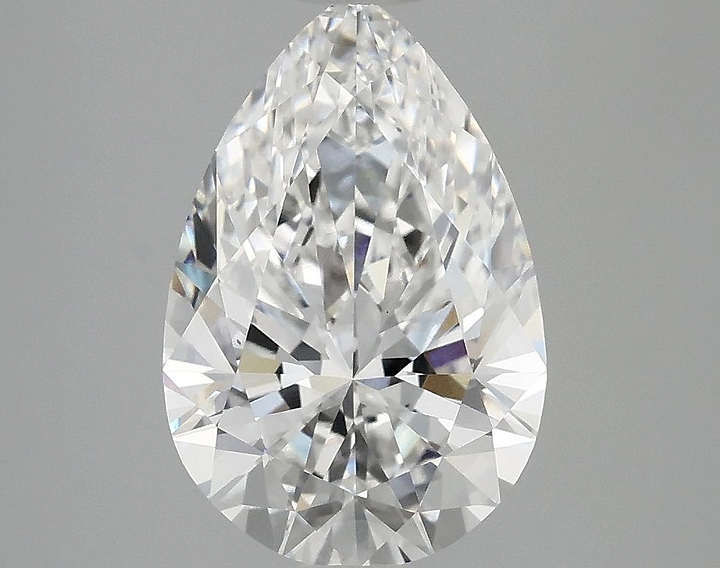 3.1 Carat Pear Shaped Excellent Cut VS2 IGI Certified Lab Grown Diamond