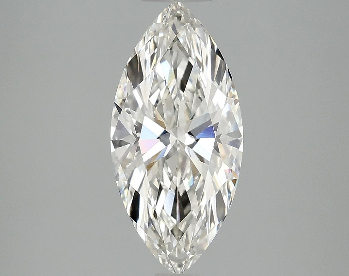 2.08 Carat Marquise Shaped Excellent Cut VVS2 IGI Certified Lab Grown Diamond
