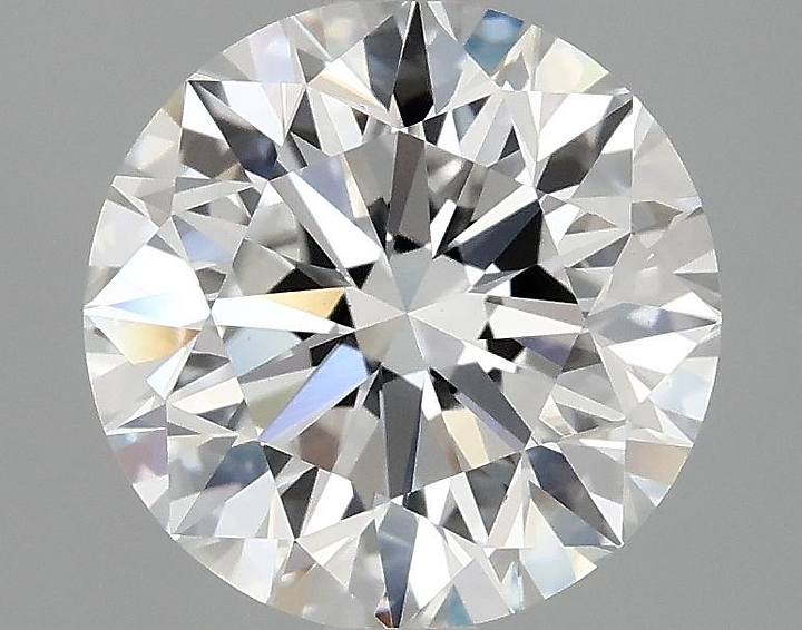 3.08 Carat Round Shaped Excellent Cut VVS2 IGI Certified Lab Grown Diamond