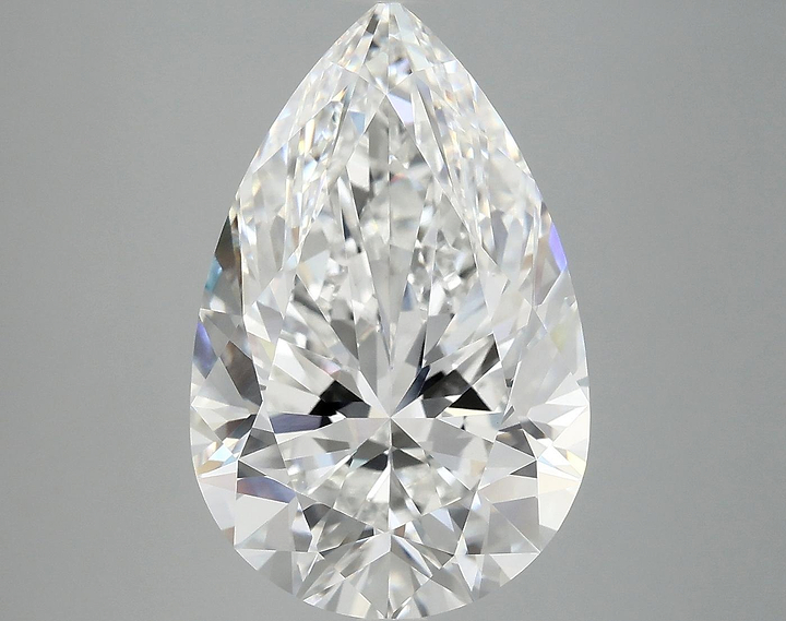 7.07 Carat Pear Shaped Ideal Cut VVS2 IGI Certified Lab Grown Diamond