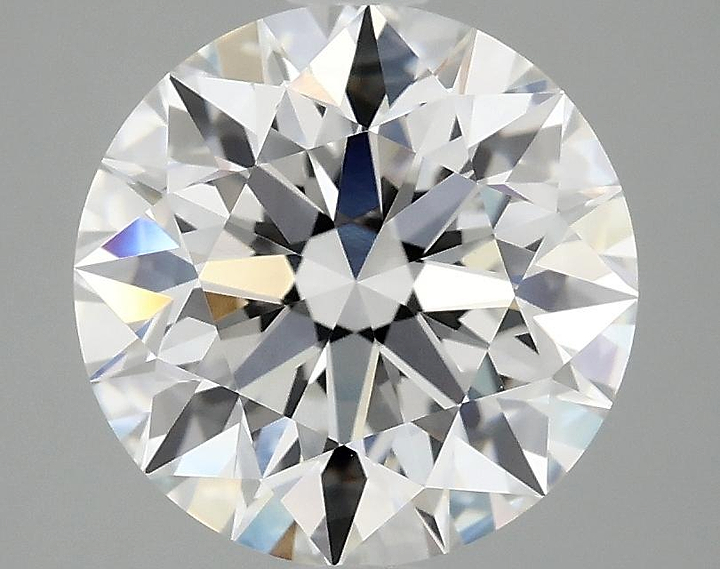 3.09 Carat Round Shaped Excellent Cut VVS2 IGI Certified Lab Grown Diamond