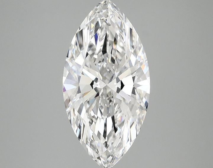 3.03 Carat Marquise Shaped Ideal Cut VVS2 IGI Certified Lab Grown Diamond