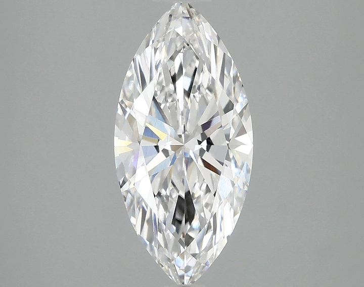 2.1 Carat Marquise Shaped Excellent Cut VVS2 IGI Certified Lab Grown Diamond