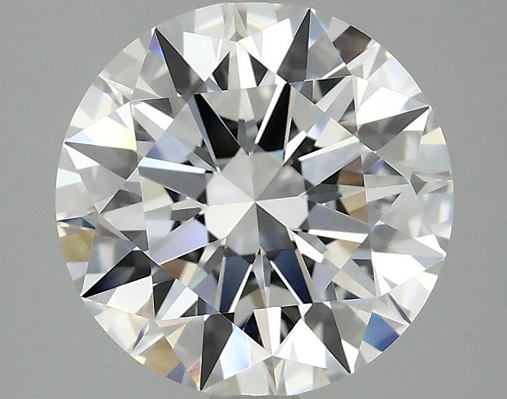 3.09 Carat Round Shaped Ideal Cut VVS2 IGI Certified Lab Grown Diamond