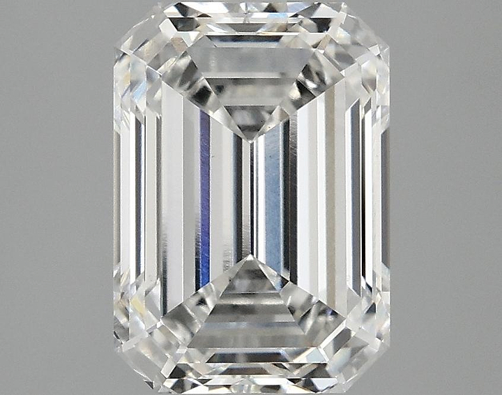 3.09 Carat Emerald Shaped Ideal Cut VS1 IGI Certified Lab Grown Diamond