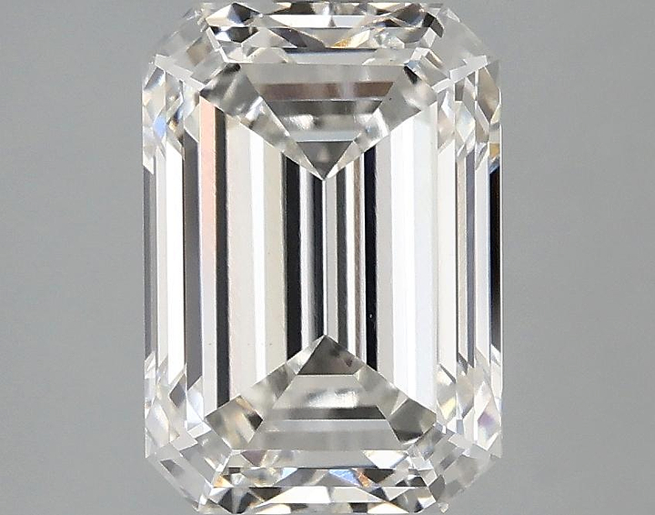 3.14 Carat Emerald Shaped Ideal Cut VS1 IGI Certified Lab Grown Diamond