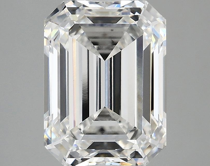 3.05 Carat Emerald Shaped Excellent Cut VS1 IGI Certified Lab Grown Diamond