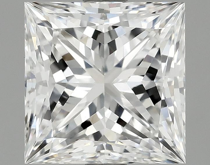 2.04 Carat Princess Shaped Ideal Cut VVS2 IGI Certified Lab Grown Diamond
