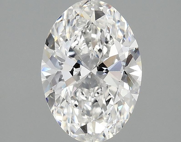 1.54 Carat Oval Shaped Ideal Cut VVS2 IGI Certified Lab Grown Diamond