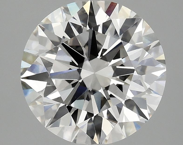 3.04 Carat Round Shaped Excellent Cut VVS2 IGI Certified Lab Grown Diamond