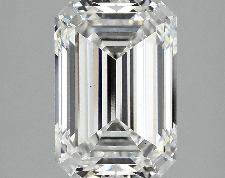2.91 Carat Emerald Shaped Ideal Cut VS2 IGI Certified Lab Grown Diamond