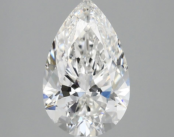 2.06 Carat Pear Shaped Ideal Cut VVS1 IGI Certified Lab Grown Diamond