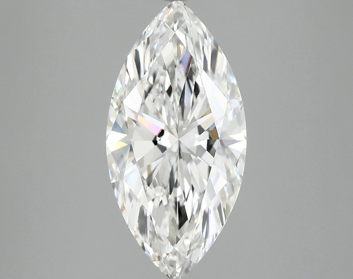 3.02 Carat Marquise Shaped Ideal Cut VVS2 IGI Certified Lab Grown Diamond
