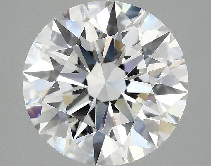 3.09 Carat Round Shaped Ideal Cut VVS2 IGI Certified Lab Grown Diamond