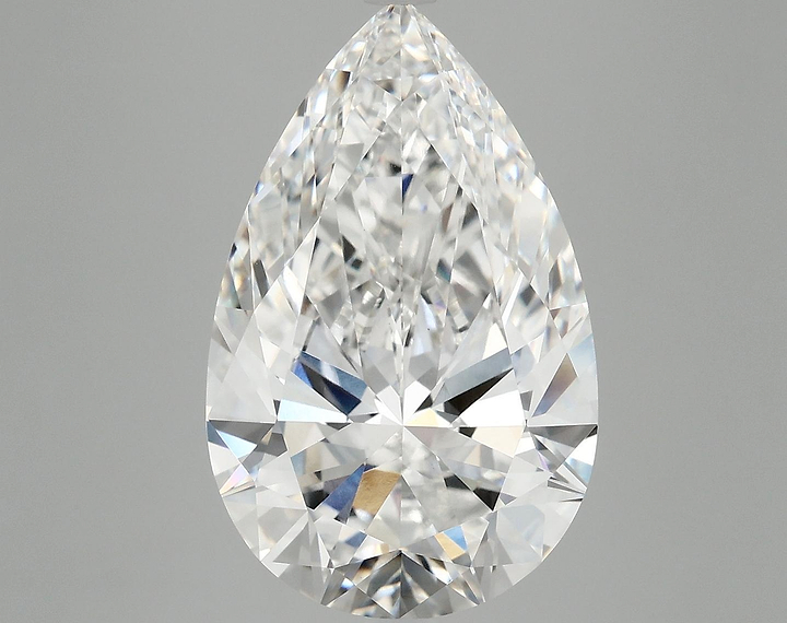 7.01 Carat Pear Shaped Ideal Cut VVS2 IGI Certified Lab Grown Diamond