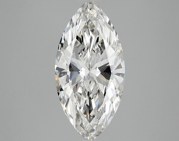 2.97 Carat Marquise Shaped Ideal Cut VVS2 IGI Certified Lab Grown Diamond