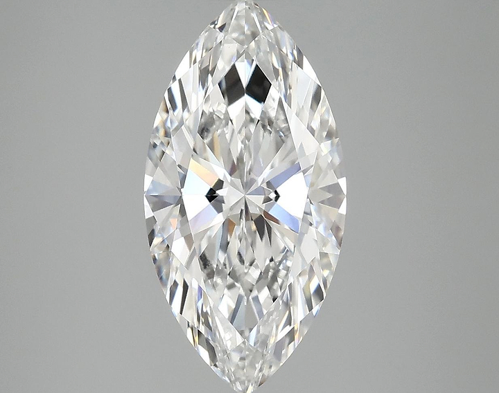 3.0 Carat Marquise Shaped Ideal Cut VVS2 IGI Certified Lab Grown Diamond