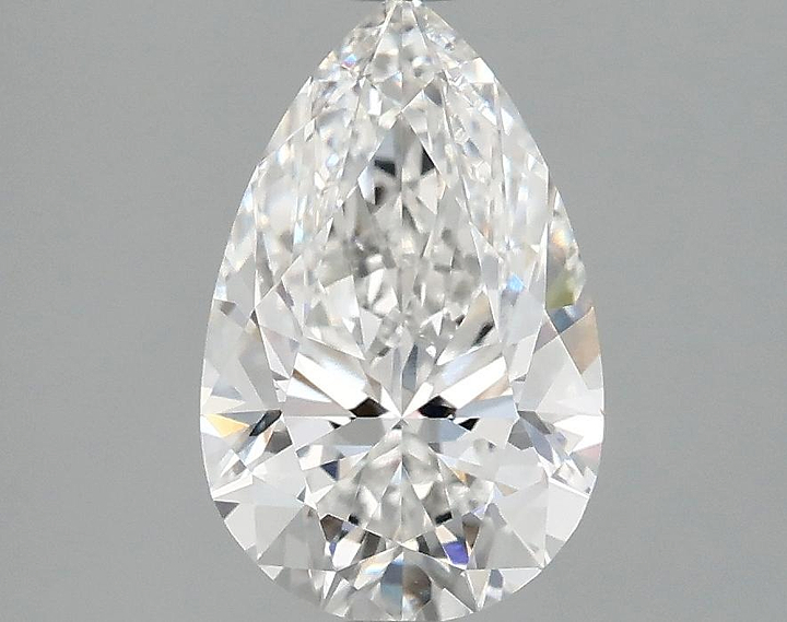 2.05 Carat Pear Shaped Ideal Cut VVS2 IGI Certified Lab Grown Diamond