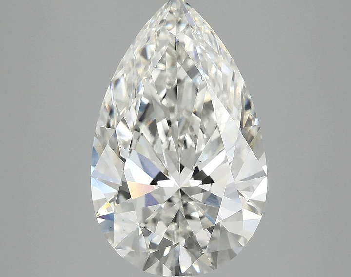 3.84 Carat Pear Shaped Ideal Cut VS1 IGI Certified Lab Grown Diamond