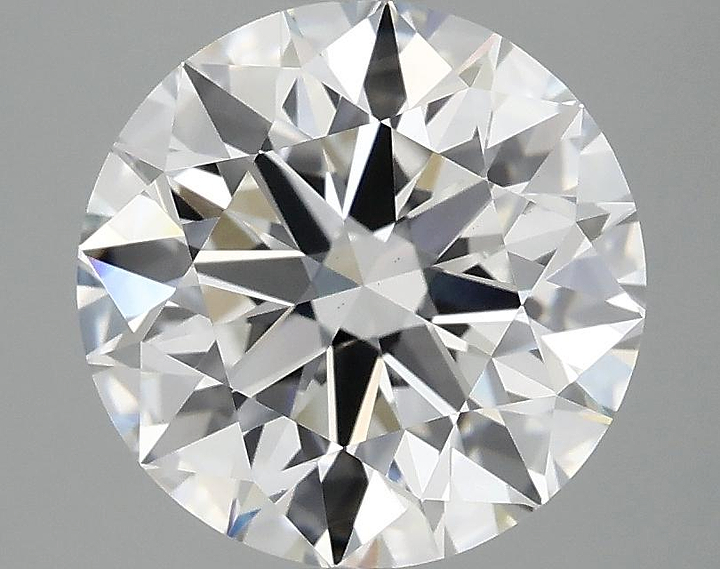 3.09 Carat Round Shaped Ideal Cut VS1 IGI Certified Lab Grown Diamond