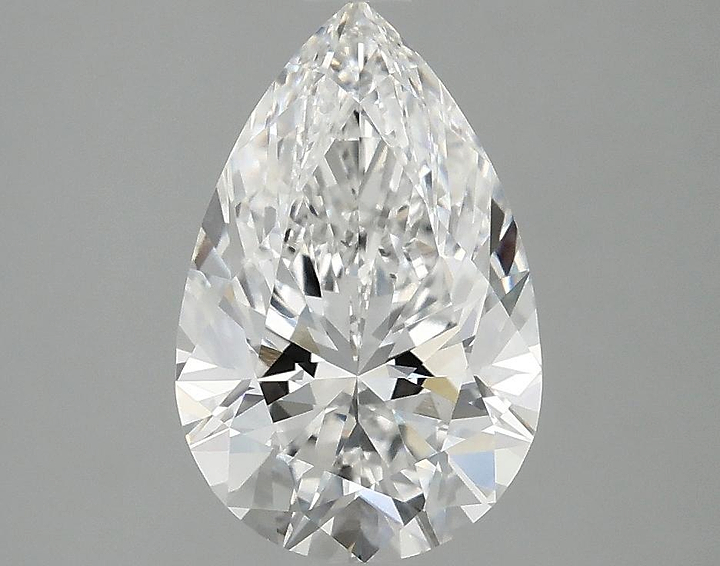 2.03 Carat Pear Shaped Ideal Cut VVS2 IGI Certified Lab Grown Diamond