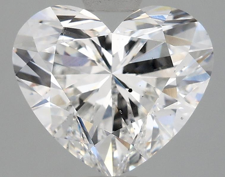 3.07 Carat Heart Shaped Ideal Cut SI1 IGI Certified Lab Grown Diamond