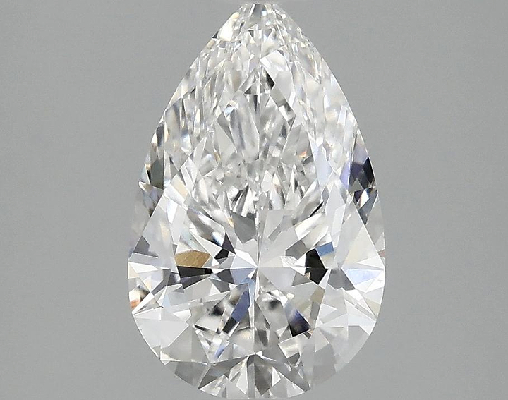 1.55 Carat Pear Shaped Ideal Cut VVS2 IGI Certified Lab Grown Diamond