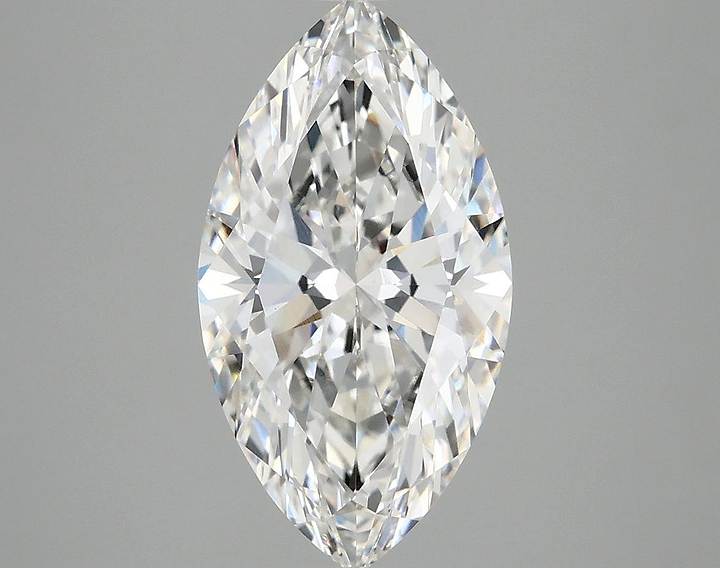 3.02 Carat Marquise Shaped Excellent Cut VVS2 IGI Certified Lab Grown Diamond