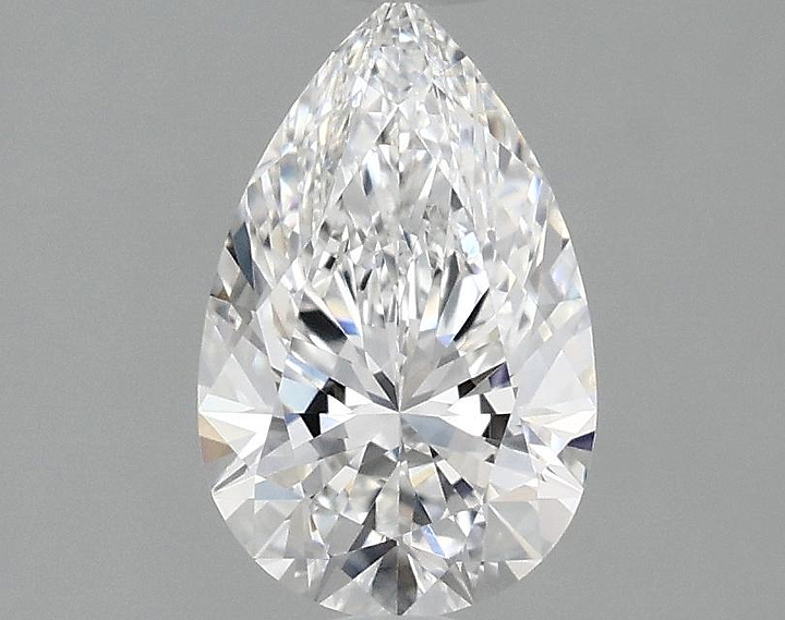 1.07 Carat Pear Shaped Ideal Cut VVS2 IGI Certified Lab Grown Diamond