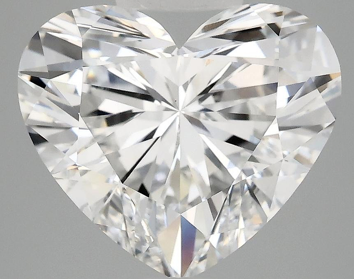 4.01 Carat Heart Shaped Ideal Cut VS2 IGI Certified Lab Grown Diamond