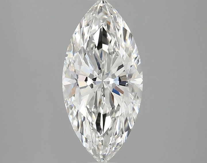 2.03 Carat Marquise Shaped Excellent Cut VVS2 IGI Certified Lab Grown Diamond
