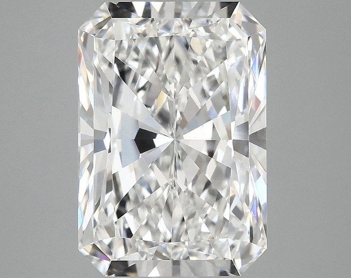 4.18 Carat Radiant Shaped Ideal Cut VVS2 IGI Certified Lab Grown Diamond