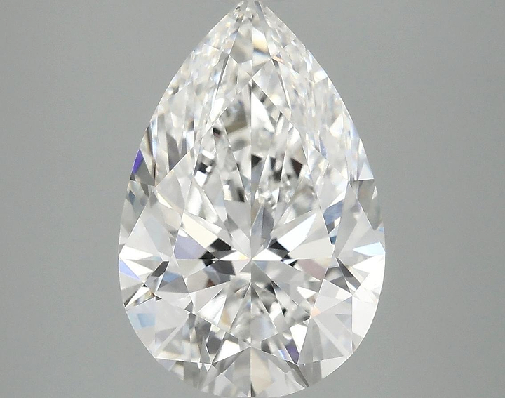 4.0 Carat Pear Shaped Excellent Cut VVS2 IGI Certified Lab Grown Diamond