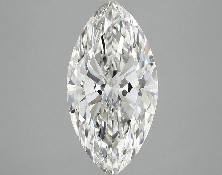 3.08 Carat Marquise Shaped Ideal Cut VVS2 IGI Certified Lab Grown Diamond