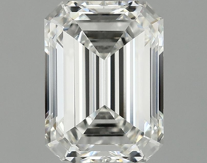 1.47 Carat Emerald Shaped Excellent Cut VVS2 IGI Certified Lab Grown Diamond