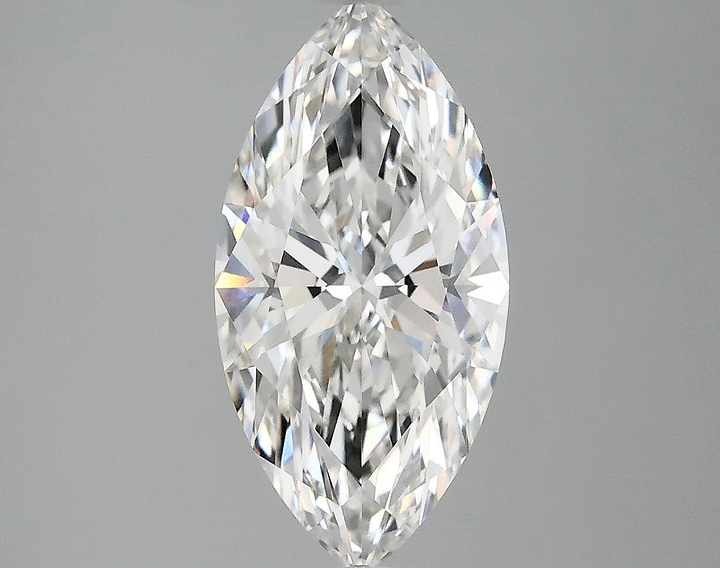2.1 Carat Marquise Shaped Ideal Cut VVS2 IGI Certified Lab Grown Diamond