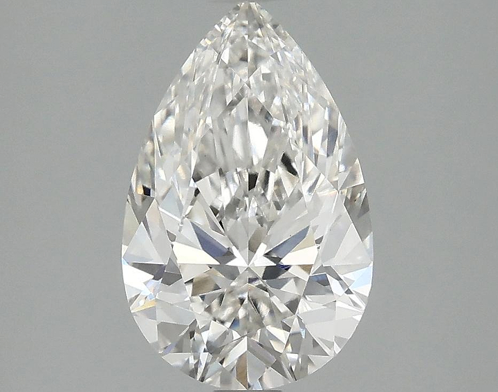 2.01 Carat Pear Shaped Ideal Cut VVS2 IGI Certified Lab Grown Diamond