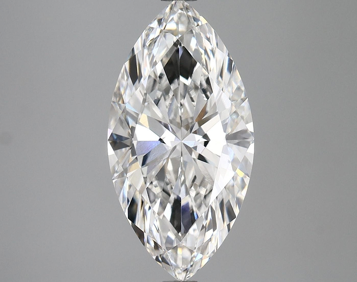 3.01 Carat Marquise Shaped Ideal Cut VVS2 IGI Certified Lab Grown Diamond