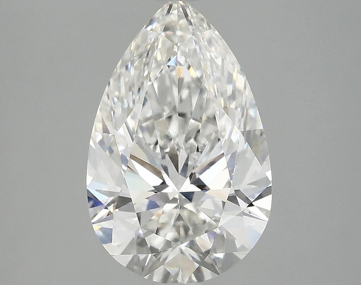 3.09 Carat Pear Shaped Ideal Cut VS1 IGI Certified Lab Grown Diamond