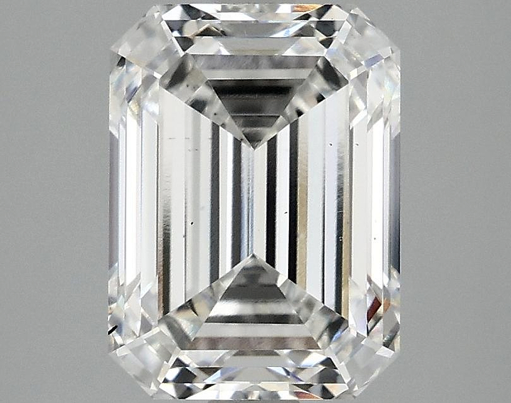 2.93 Carat Emerald Shaped Excellent Cut VS2 IGI Certified Lab Grown Diamond